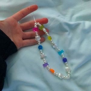 Smiley face Handmade phone charm